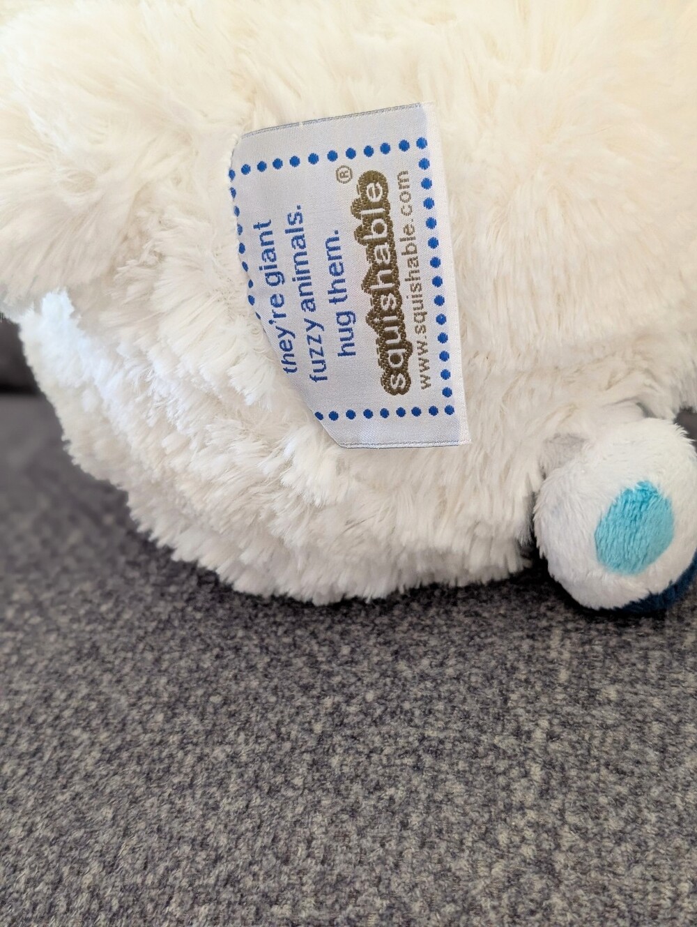 Squishable Blue Kitsune 15 Inch Plush - Picture 4 of 5